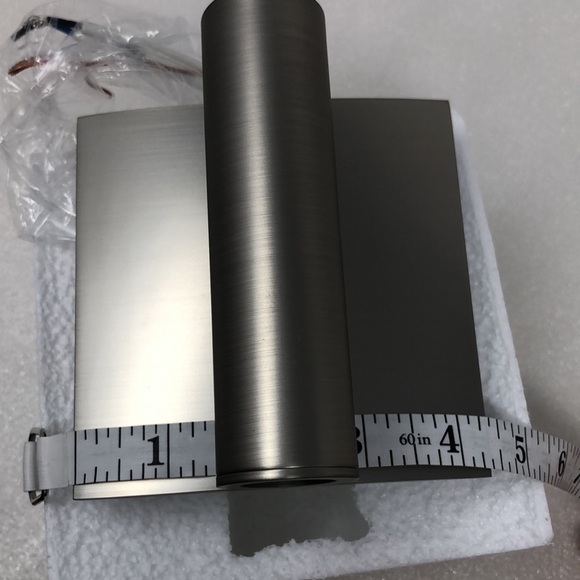 Astro Lighting Enna Square Switched LED Wall Scone MattNickel New In Box 1058046 - Picture 13 of 13